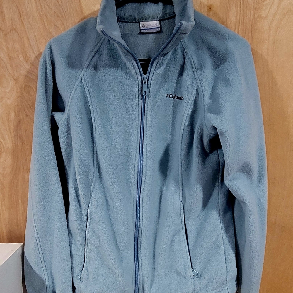 Columbia Soft Blue Fleece Jacket